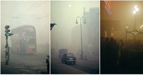 12 Amazing Color Photographs Of The London Smog Disaster Of 1952 ~ Vintage Everyday