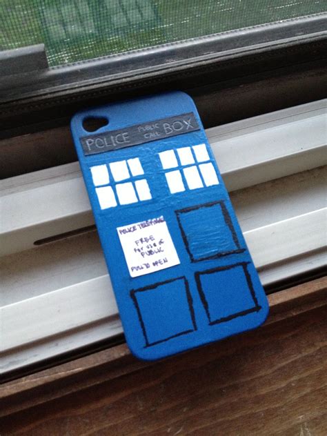Diy Doctor Who Tardis Phone Case Diy Doctor Doctor
