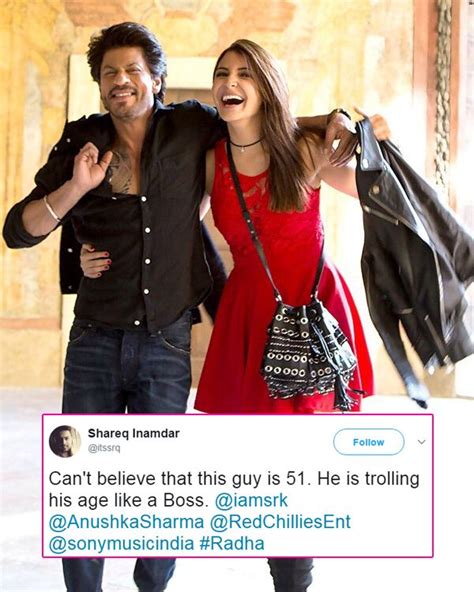 It features shah rukh khan and anushka sharma in the lead roles. Twitter is drooling over Shah Rukh Khan's age-defying ...