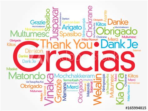 Lots of free spanish lessons, words & phrases,advice. Gracias (Thank You in Spanish) Word Cloud background, all ...