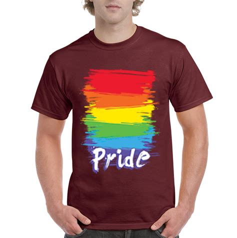 Iwpf Mens Rainbow Pride Short Sleeve T Shirt
