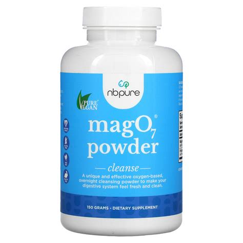 Nb Pure Mag Powder Digestive Cleanse Detox G Iherb