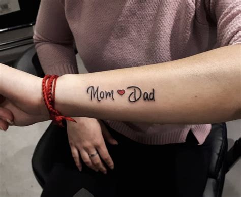 Aggregate More Than 82 Mom Dad Small Tattoo Latest Vn