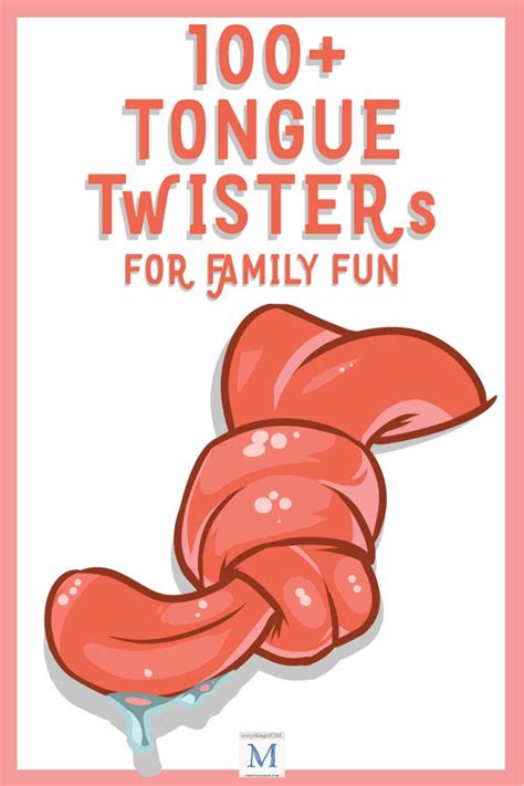 100 Funny Tongue Twisters Fun For Families And Kids