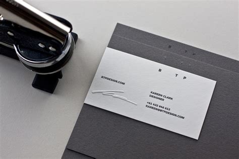 The embossed sections of the card can be finished with a silver. 6 Benefits of Embossed Business Card Printing