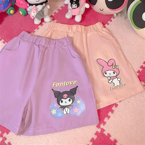 Kuromi My Melody Shorts Yc24124 Sanrio Clothes Kawaii Clothes My