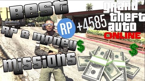 GTA 5 Online - best missions for RP + Money Part 1 - YouTube