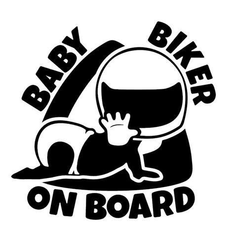 Baby Biker Sticker