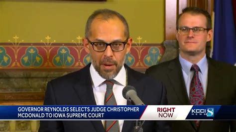 Gov Reynolds Announces Iowa Supreme Court Replacement