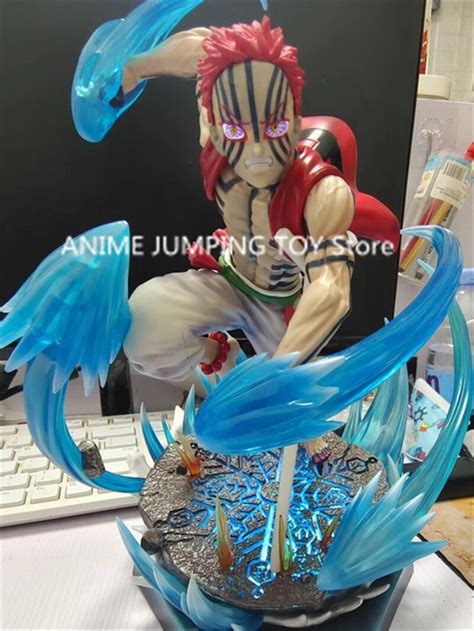 Demon Slayer Akaza Gk Statue Anime Figure Komaji Pvc Kyoujurou Model Kimetsu No Educational