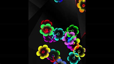 Neon Flowers Wallpapers On Wallpaperdog