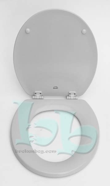 Mayfair 841ec 034 cameron toilet seat will never loosen and easily remove, round, durable enameled wood, round, sky blue. Bemis Whisper Grey toilet seat lid and fittings