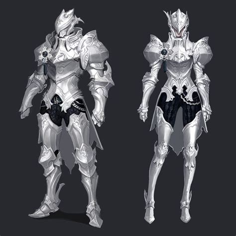 Noble Tac Officers Plate Armor From Aion Fantasy Armor Armor