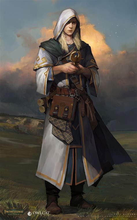 Pathfinder Kingmaker Characters By Valeriy Vegera Fantasy Character Art Fantasy Male