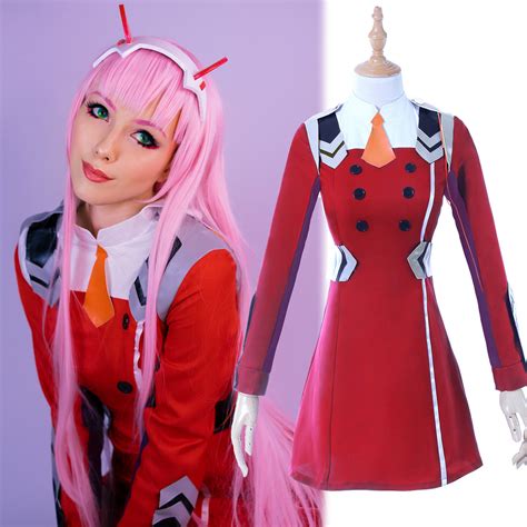 Darling In The Franxx 02 Zero Two Outfit Uniform Cosplay