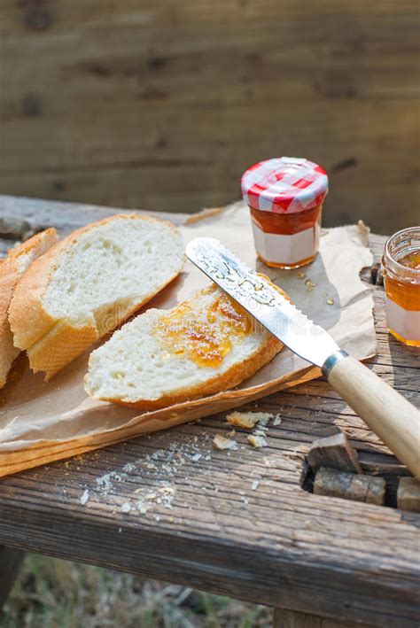 Simple Western Style Breakfast Stock Photo Image Of Table Fruit