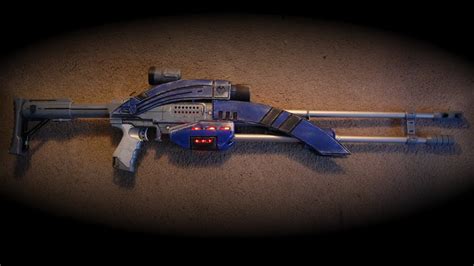 Nerf Mass Effect 2 Mantis Sniper Rifle Garrus Custom Youtube