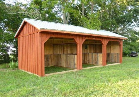 Horse Run Ins And Sheds Portable Horse Barn Manufacturer Hilltop