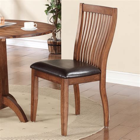Winners Only Broadway Dfb1451s Slat Back Side Chair With Upholstered