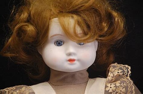 Zasan Porcelain Doll Blue Eyes Dress Apron Brown Boots Vintage Pat P 18 Ebay