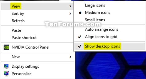 How to create a directory or folder. Desktop Icons - Hide or Show in Windows 10 - Windows 10 ...