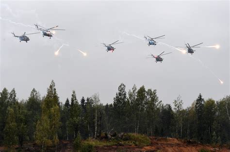 Russian Military Helicopter Fires Rockets By Accident The New York Times