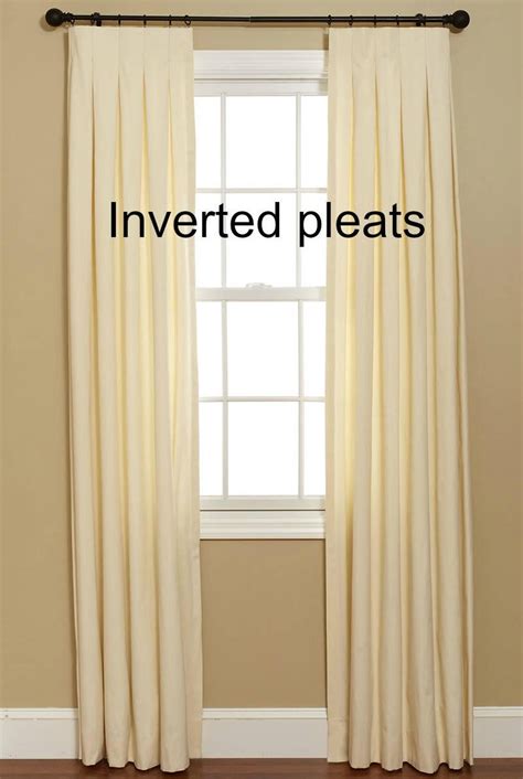 Customized For You Pleated Linen Curtains Inverted Pleats Etsy