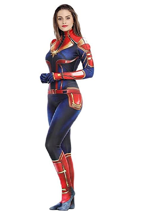 Womens Captain Marvel Halloween Costume Costumescenter