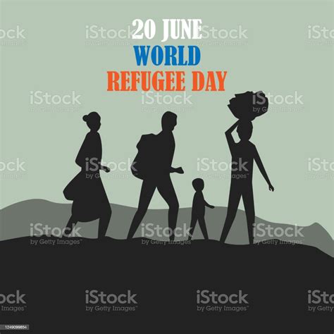 Ilustración De Ilustración Del Día Mundial Del Refugiado Del 20 De Junio Y Más Vectores Libres