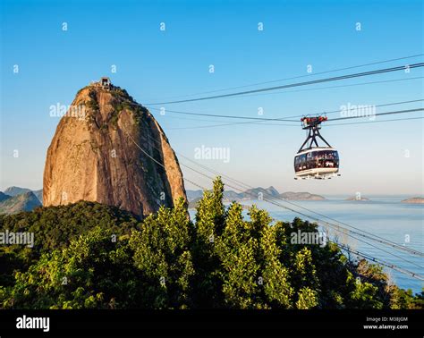 Sugarloaf Mountain Cable Car Rio De Janeiro Brazil Stock Photo Alamy