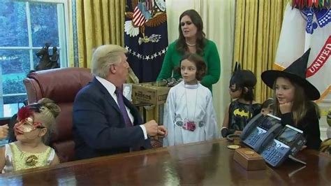 Trump Gives Out Candy Ahead Of Halloween