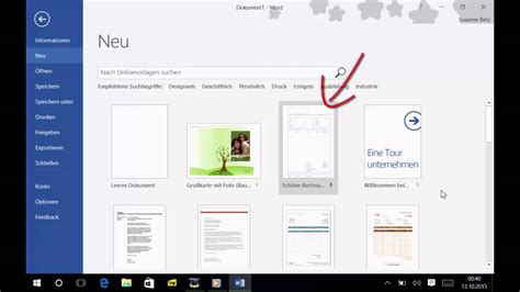 Der anleitung folgen, wie du vorlagen in word erstellst und. Word 2016 Einsteiger / Umsteiger Tipps | #7 Vorlagen ...