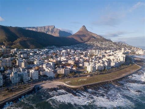 Aerial View Over Cape Town South Stock Image Colourbox