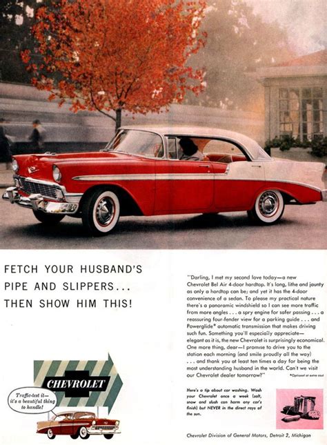 1956 Chevy Bel Air Ad Chevrolet Automobile Advertising Chevrolet