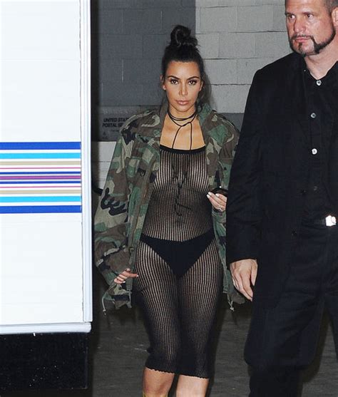 Kim Kardashian Leaves Little To The Imagination In Sexy Sheer Dress
