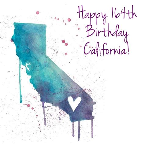 Happy Birthday #California! 164 years young today! We