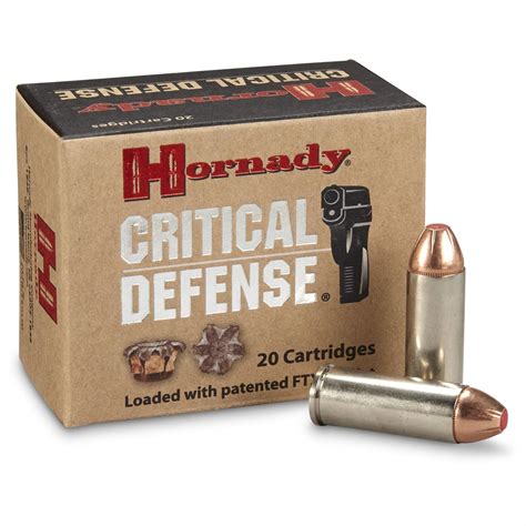 Hornady Critical Defense 45 Colt Ftx 185 Grain 20 Rounds 203628