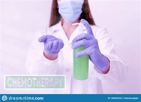 Handwriting Text Chemotherapy Concept Meaning Treatment Of Disease