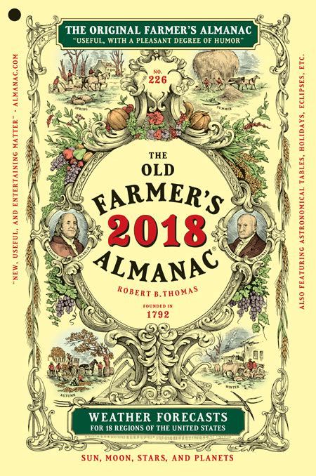 Old Farmers Almanac Predicts Cold And Wet 2017 2018 Winter For