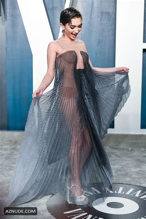 Rowan Blanchard On The Red Carpet In A See Through Dress
