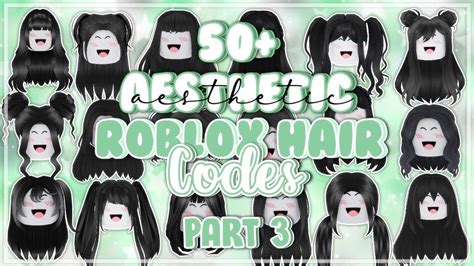 50 Aesthetic Black Roblox Hair Codes For Bloxburg Part 3 Youtube