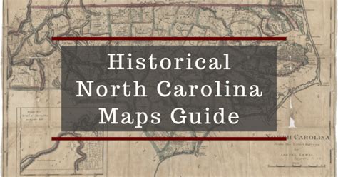 North Carolina Historical Maps North Carolina Genealogical Society