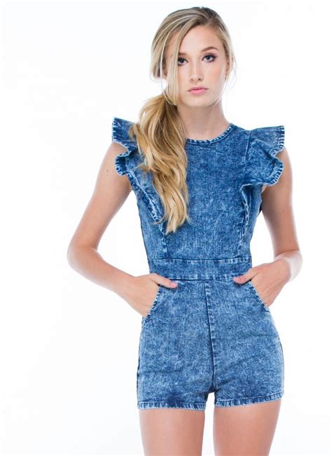 Denim Romper Styling Ideas Bring You On Edge Right Now Designers Outfits Collection Casual
