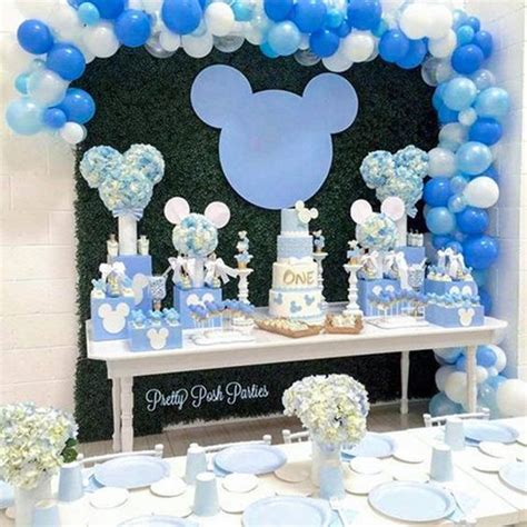 Ideas Para Cumpleanos De 1 Ano Varon De Mickey Bebe