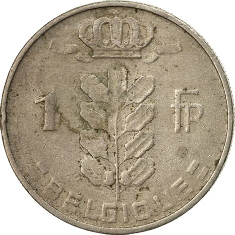 524217 Coin Belgium Franc 1968 Vf20 25 Copper Nickel Km142