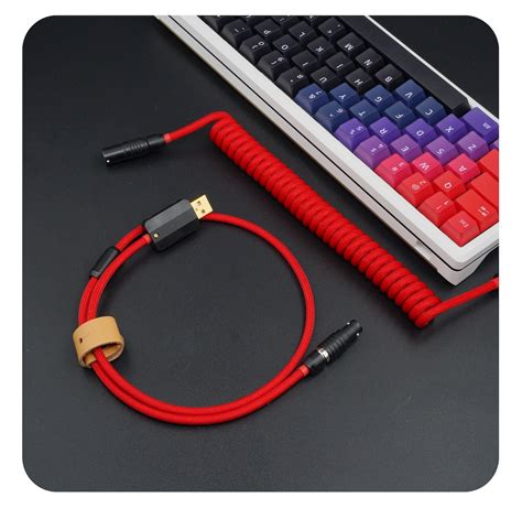 Coiled Cable Keyboard Cable Custom Aviator Usb C Cable Etsy