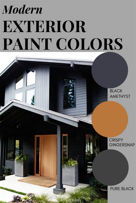Modern House Exterior Paint Color Combinations