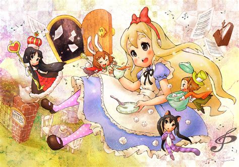 Nanami Tomorou Akiyama Mio Alice Alice In Wonderland Cheshire Cat
