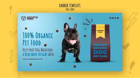 Free Psd Organic Pet Food Banner Template Organic Pet Food Organic