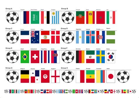 2018 Fifa World Cup Football String Flags 15m Glook Australia Country
